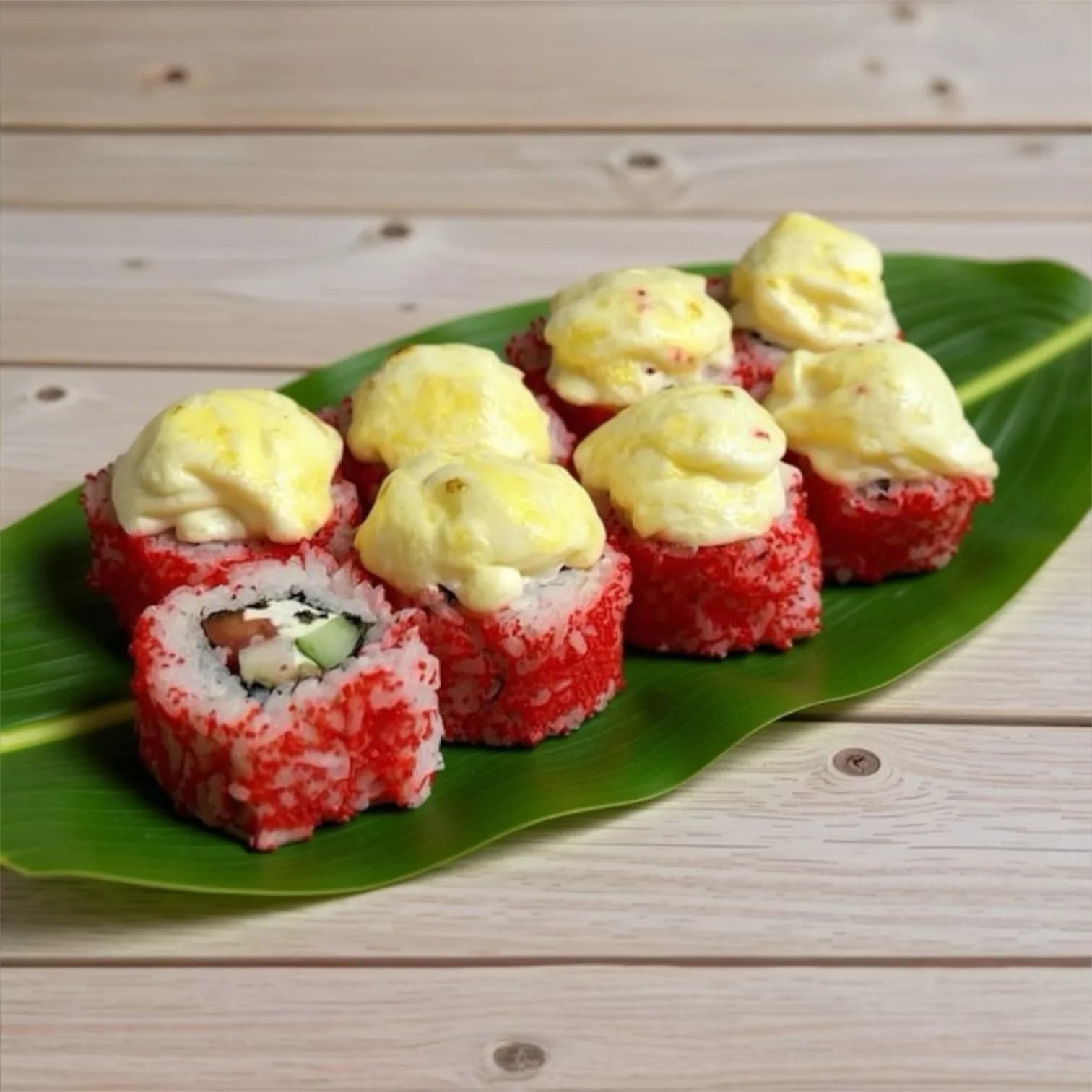 Запеченный с курицей